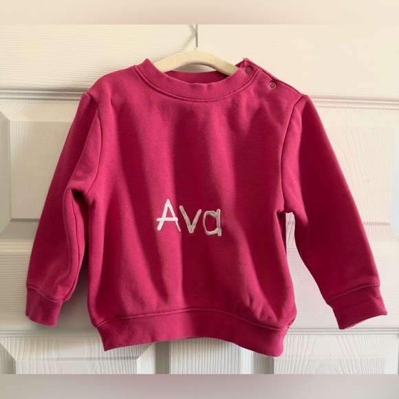 Other - Kids Pink Sweatshirt with “Ava” detail
